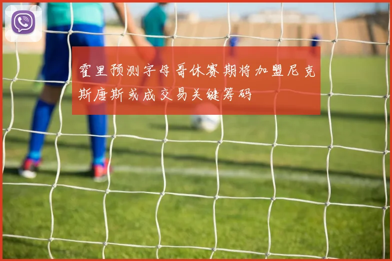 霍里预测字母哥休赛期将加盟尼克斯唐斯或成交易关键筹码